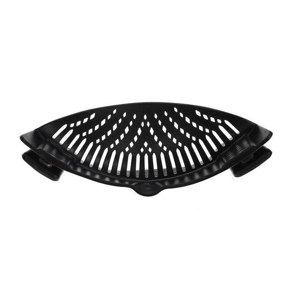 Silicone Saucepan Strainer Clip Liquid Draining Kitchen Utensil Colanders Strainers & Sifters