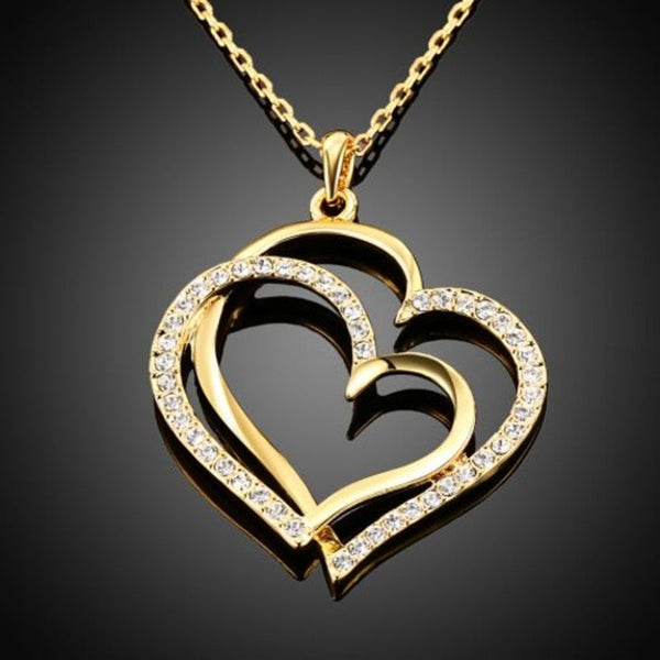 Veile Studios Eco Friendly Gold Heart Shaped Pendant Necklace For Ladies Necklaces & Pendants