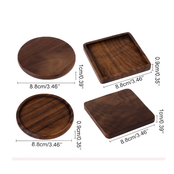 Eco Friendly Beech Wood Coasters