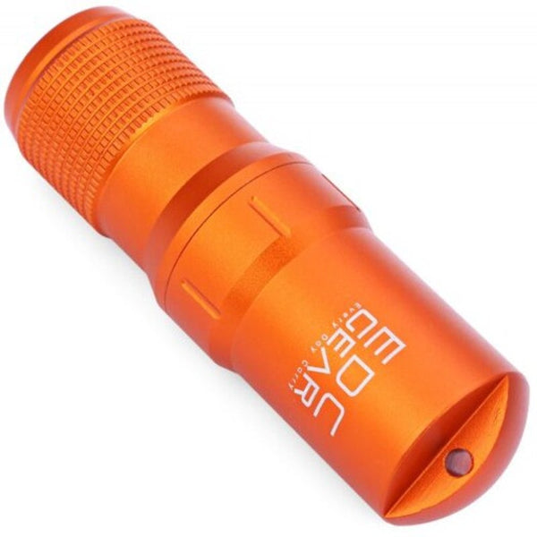 Gear Waterproof Aluminum Capsule Seal Bottle Orange Pill Boxes