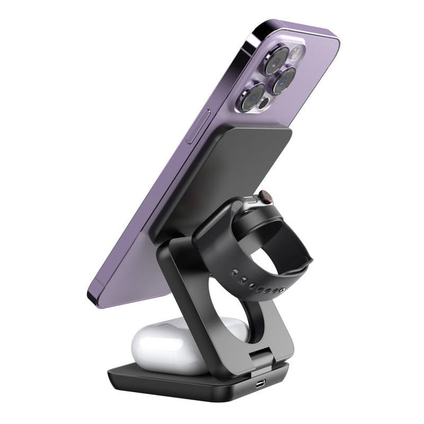 Magnetic Suction Wireless Charging And Folding Phone Holder Mobile Accessories Mounts & Holders