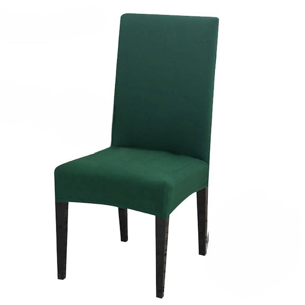 Chair Cover Green Anti Dirt Waterproof Elastic Material For Dining Room Kitchen Slipcovers