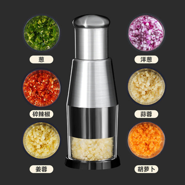 Garlic Crusher Onion Chopper Multipeler Vegetables Manual Press Machine Squeezer Kitchen Gadget Peelers & Slicers