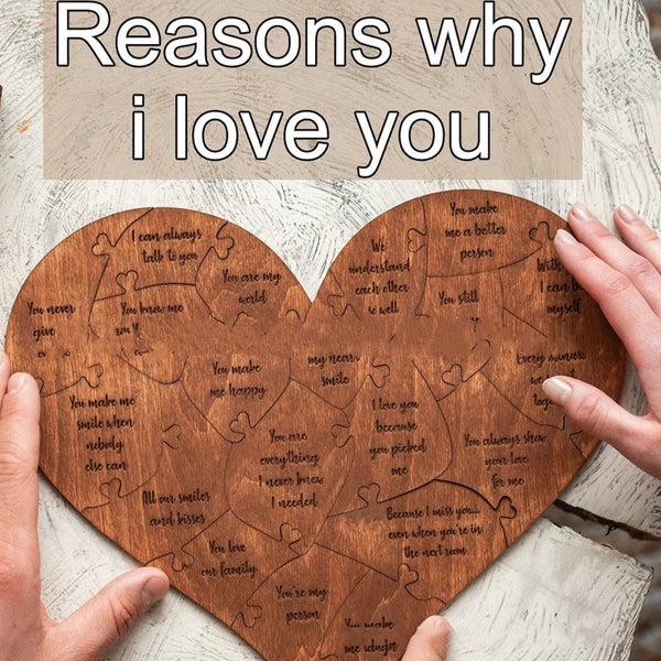 2024 New Valentines Day Love Puzzle Reasons Why I You Gift Puzzles