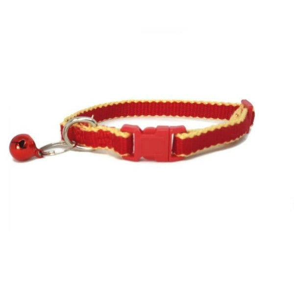 Dog Collars Moondidley Pets 100% Pure Bamboo Fibre Cat Collar Plastic Buckle Navy