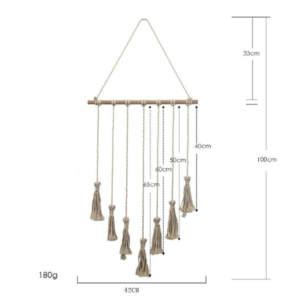 Macrame Tapestry Bohemian Wall Hanging Home Decor Tapestries