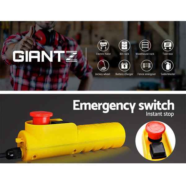 Giantz 1400W Electric Hoist Winch Tow Bars & Winches