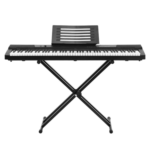 Alpha 88 Keys Electronic Piano Keyboard Electric Holder Music Stand Touch Sensitive With Sustain Pedal Electronic Keyboards