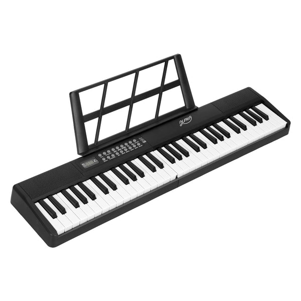 Alpha 61 Keys Foldable Electronic Piano Keyboard Digital Electric W/ Carry Bag Electronic Keyboards