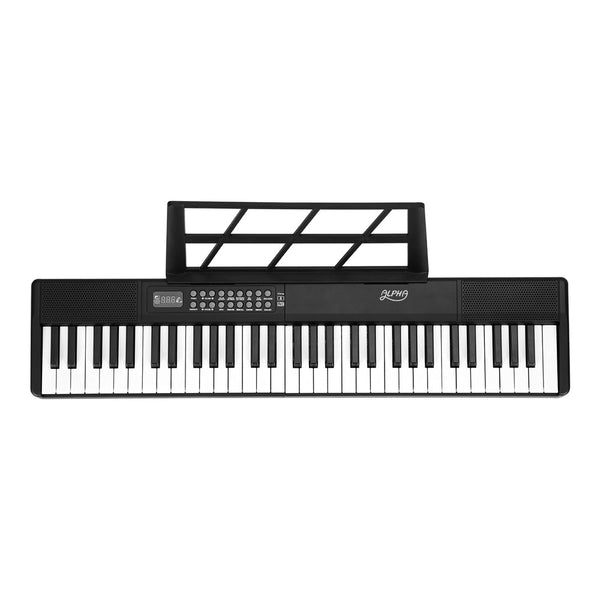 Alpha 61 Keys Foldable Electronic Piano Keyboard Digital Electric W/ Carry Bag Electronic Keyboards