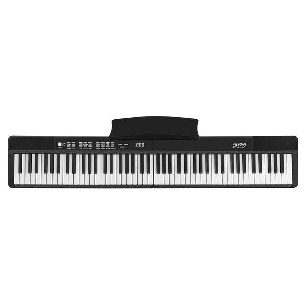 Alpha 88 Keys Foldable Electronic Piano Keyboard Digital Electric W/ Carry Bag Electronic Keyboards