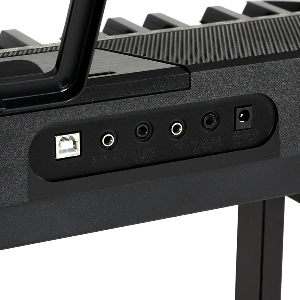 Alpha 61 Keys Electronic Piano Keyboard Digital Electric W/ Stand Touch Sensitive Electronic Keyboards