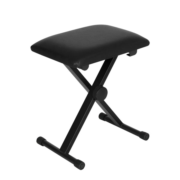 Alpha Piano Stool Height Keyboard Seat Portable Bench Chair Black Keyboard Stands
