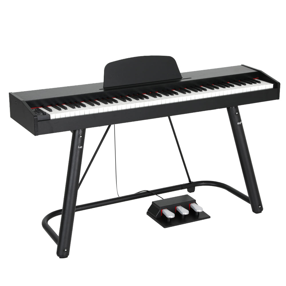 Alpha 88 Keys Electronic Piano Keyboard Digital Electric W/ Stand Full Weighted Electronic Keyboards