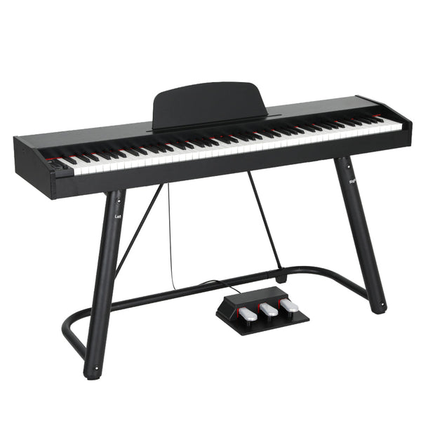 Alpha 88 Keys Electronic Piano Keyboard Digital Electric W/ Stand Full Weighted Electronic Keyboards