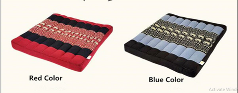 Red Or Blue Thai Design Meditation Cushion Comfortable Kapok Filling Floor Seat Cushions & Decorative Pillows