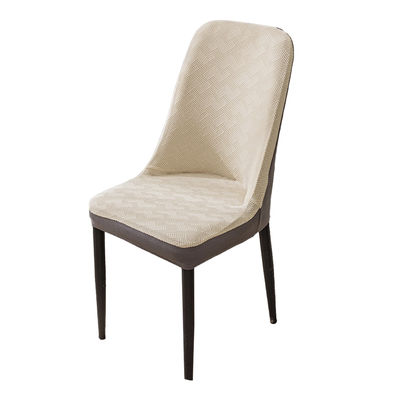 Elastic Jacquard Chair Cover Curved Stretch Slipcover Seat