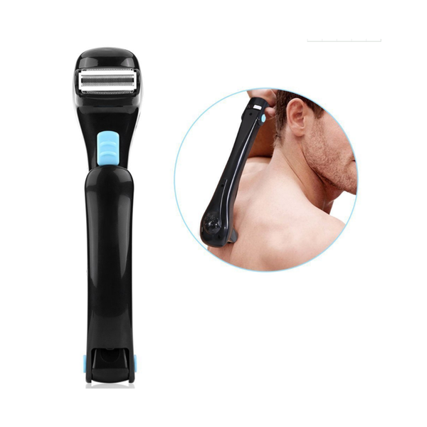 Electric Back Hair Shaver Body Trimmer Cordless 180 Foldable Handle Design Men's Shavers