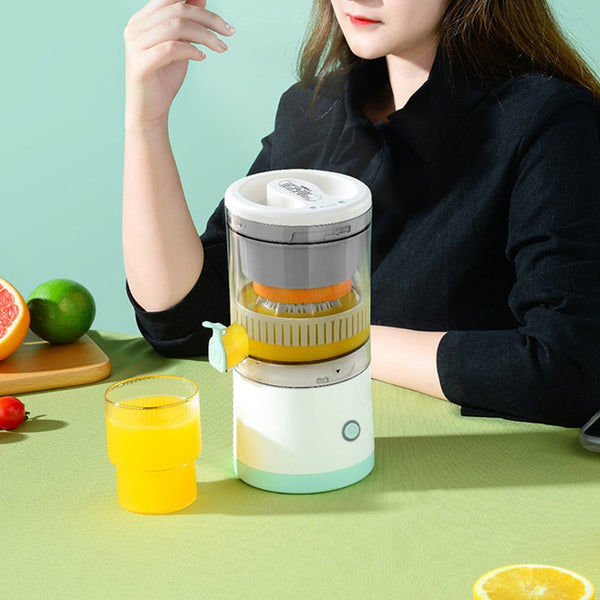 Electric Citrus Juicer Usb Rechargeable Hands-Free Orange Lemon Squeezer Tool
