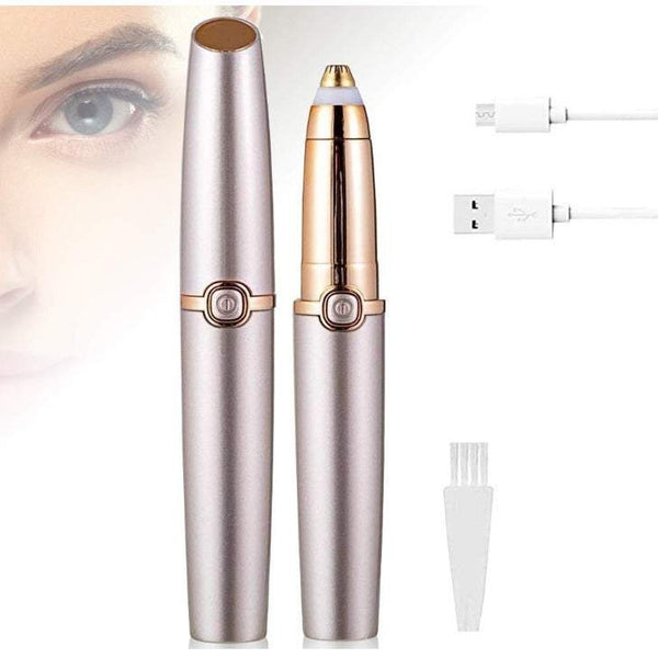 Nose Ear Hair Trimmers Electric Eyebrow Trimming Instrument Rechargeable Remover Painless Precision Razor Tool For Face Lips Facial Removal Clippers &