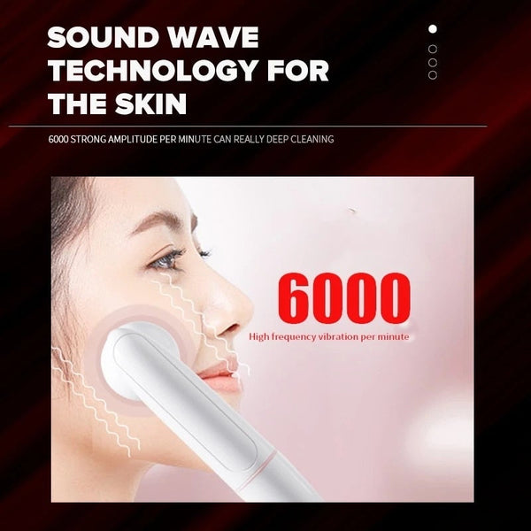 Electric Face Clean Brush Sonic Vibration Massage Facial Cleansing Blackhead Facial Cleansing Devices