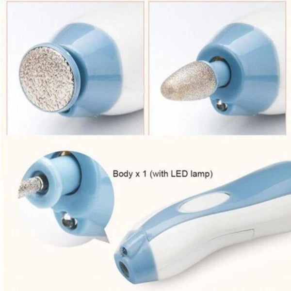 Electric File Manicure Machine Set Grinding Assembling Includes Callus Remover Nail Buffer Polisher Electric Files & Tools