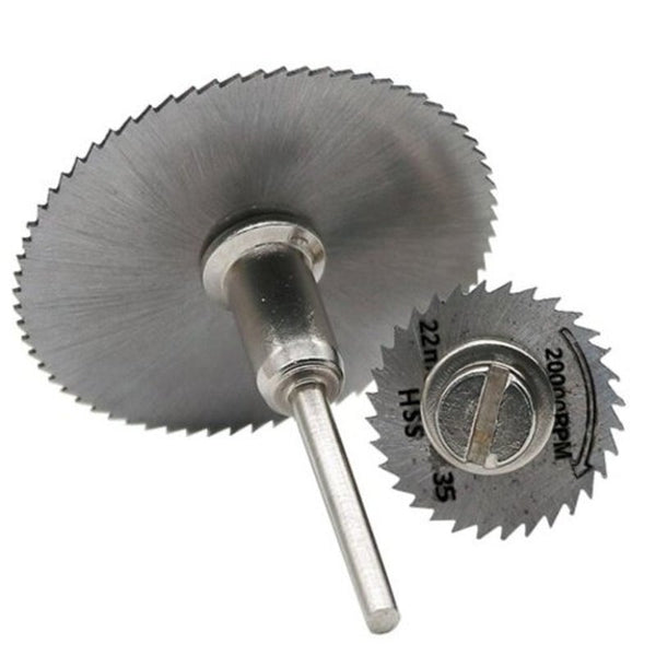 Electric Grinder Accessories High Speed Steel Cutting Saw 5Pcs Silver