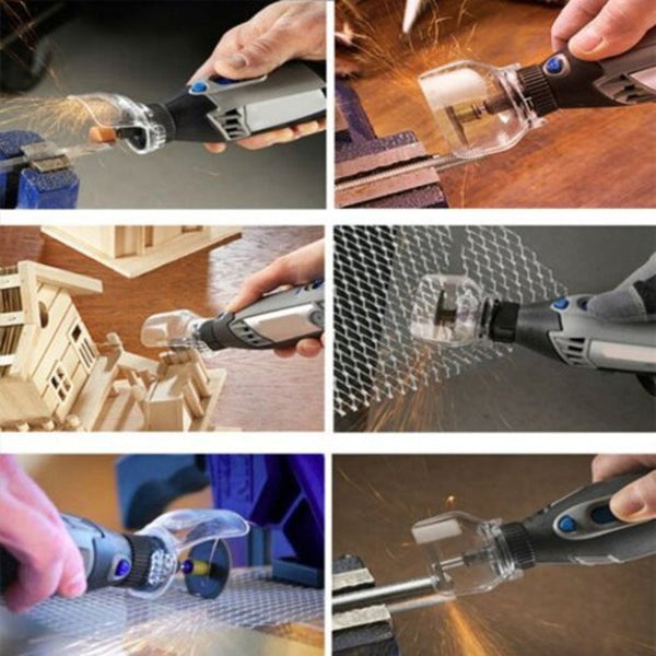 Electric Grinding Engraving Machine Protective Dust Cover Safety Tool Black Other Power Tools