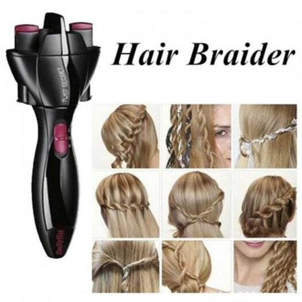 Electric Hair Braider Automatic Twist Knitting Device Machine Styling Tool Black Hair Accessories