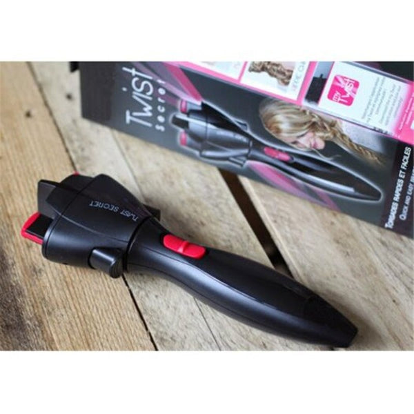 Electric Hair Braider Automatic Twist Knitting Device Machine Styling Tool Black Hair Accessories