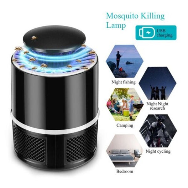Electric Mosquito Killer Lamp Led Bug Zapper Anti Black