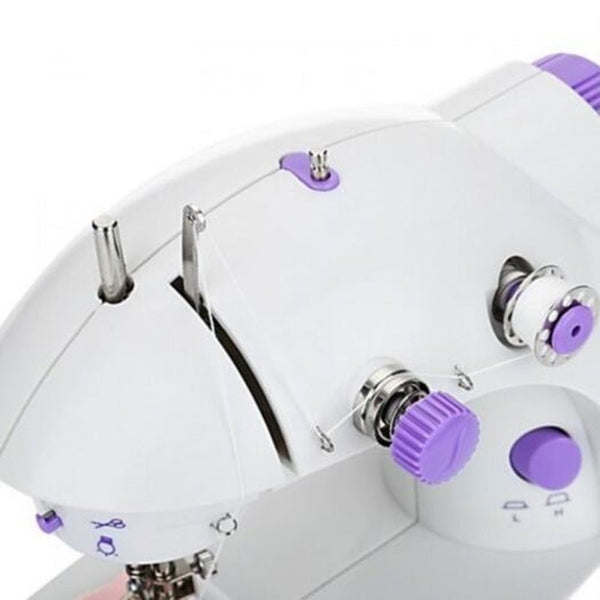 Electric Multifunction Mini Sewing Machine White