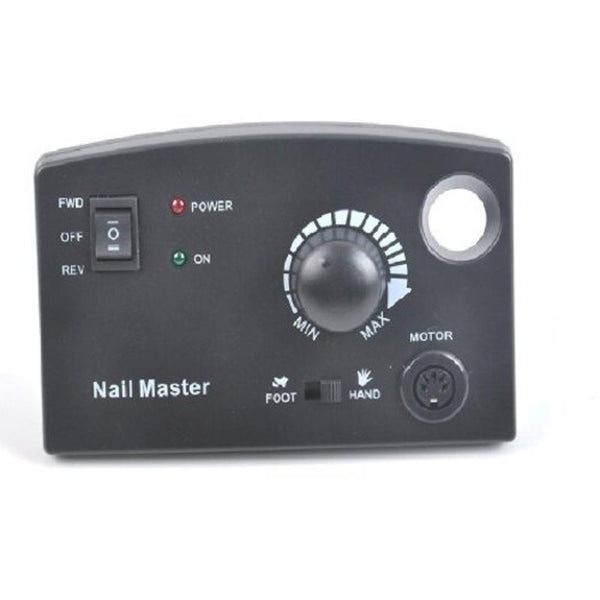 Electric Nail Drill File Manicure Kit 220V Art Tools For Gel Polish 30000Rpm Black