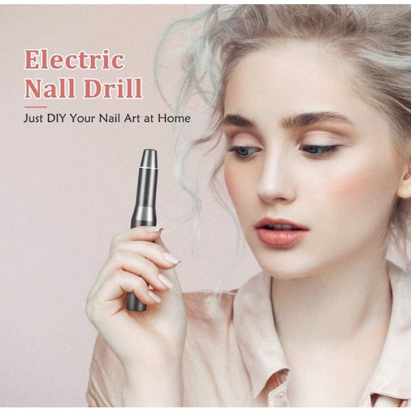 Electric Nail Drill Pen Usb Manicure Sander Polisher And Acrylic Tools