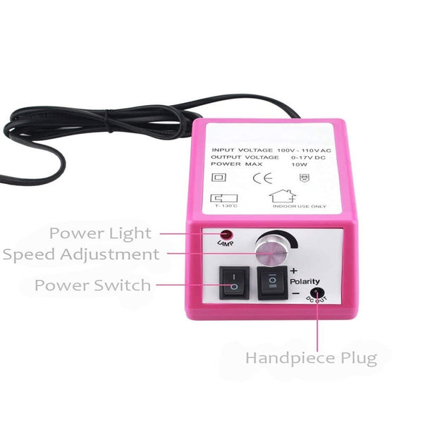 Electric Nail Drill Professional Manicure Machine Buffer For Acrylic Nails Portable Polisher File Manicure & Pedicure Tools & Kits