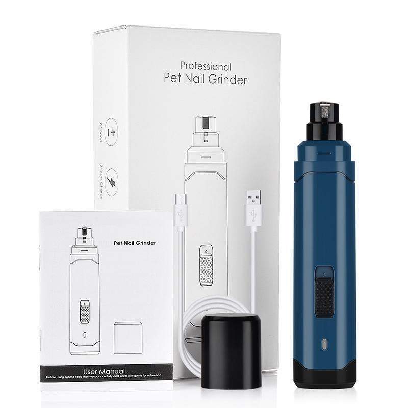 Pet Shearing Clipping Electric Rechargeable Nail Trimmer Grinder Accessories Dog Grooming