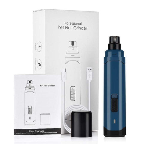 Pet Shearing Clipping Electric Rechargeable Nail Trimmer Grinder Accessories Dog Grooming