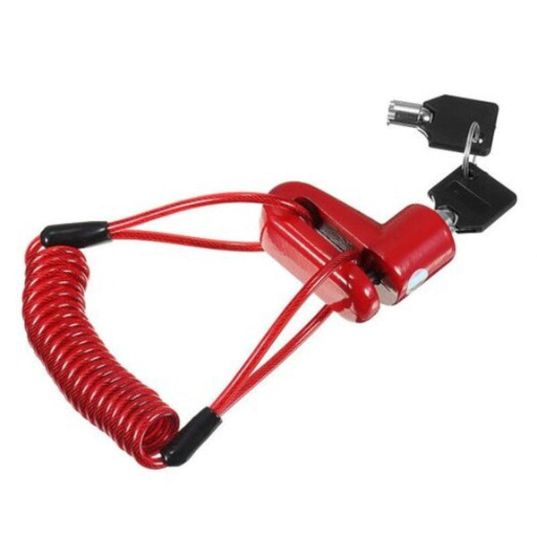 Electric Scooter Anti Theft Disc Brakes Lock With Steel Wire For Xiaomi M365 Red Accessories Parts