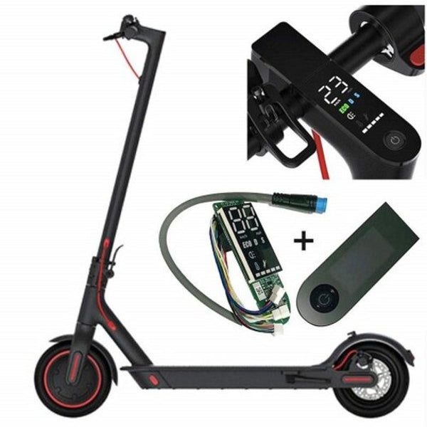 Electric Scooter Dashboard With Screen Cover For Xiaomi Mijia M365 And Pro Black