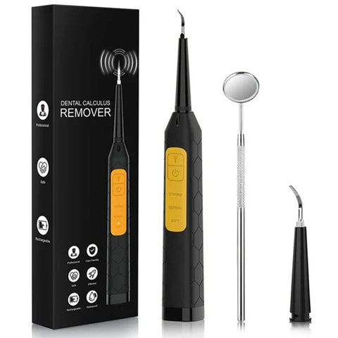 Electric Tooth Cleaner Dental Calculus Plaque Remover Kit With 3 Modes For Adult Electric Toothbrushes
