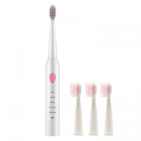 Electric Toothbrush Rechargeable Sonic Ultrasonic Toothbrushes Kids Brush Pink Electric Toothbrushes