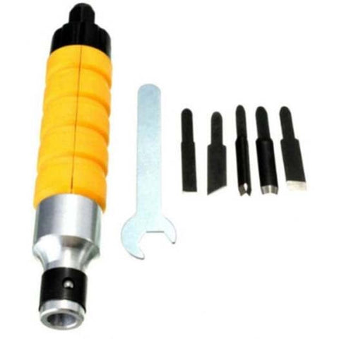 Electric Wood Gravers Carving Knife Woodworking Pen Hand Tool Set Sun Yellow Woodcarving Hand Tools