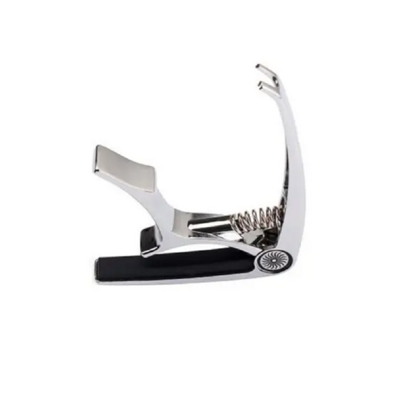Electric Acoustic Guitar Capo With Bridge Pin Remover Silver