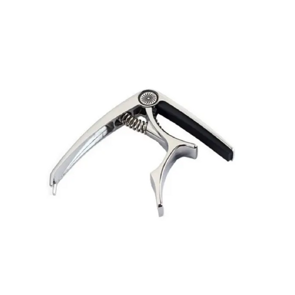 Electric Acoustic Guitar Capo With Bridge Pin Remover Silver Guitar Accessories