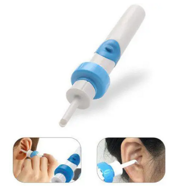 Electric Automatic Vacuum Ear Cleaner Wax Safe Remover Vibration Tool Blue Ear Wax Removers