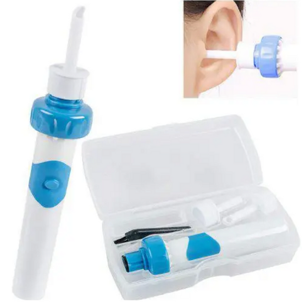 Electric Automatic Vacuum Ear Cleaner Wax Safe Remover Vibration Tool Blue Ear Wax Removers
