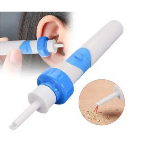 Electric Automatic Vacuum Ear Cleaner Wax Safe Remover Vibration Tool Blue