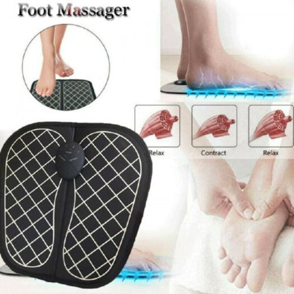 Electric Ems Foot Massager Wireless Feet Muscle Stimulator Abs Physiotherapy Massagers