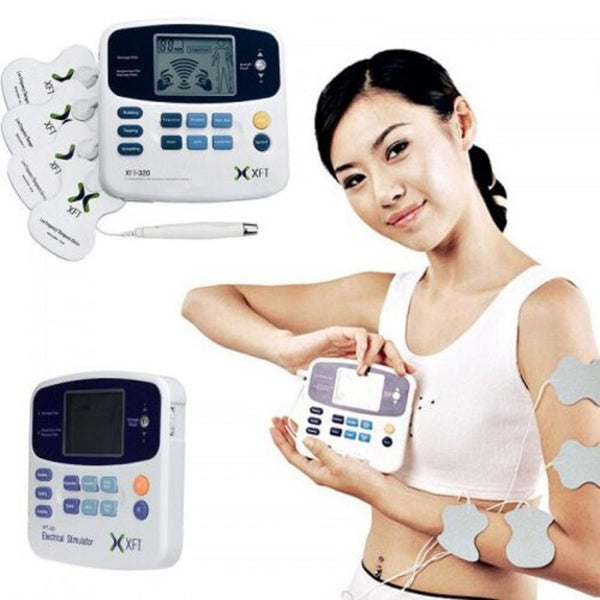 Electrical Stimulator Massager Dual Tens Machine Digital Muscle Body Relaxation