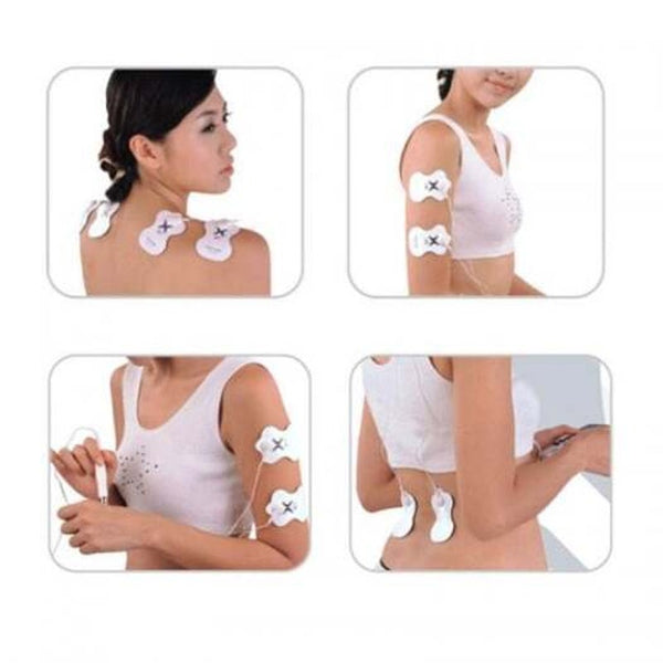 Electrical Stimulator Massager Dual Tens Machine Digital Muscle Body Relaxation Massagers